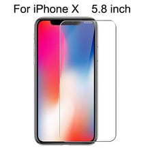 Load image into Gallery viewer, 10Pcs Tempered Glass For iPhone X XS MAX XR 4 4s 5 5s SE 5c Screen Protective Film For iPhone 6 6s 7 8 Plus X 11 Glass Protector